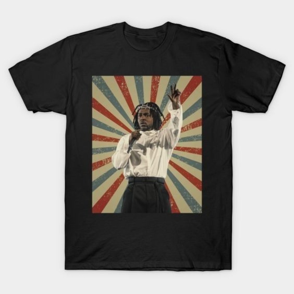 Retro Kendrick Lamar T-shirt Hip Hop Graphic Tee
